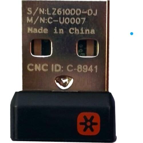 Logitech latest Version Genuine Tiny Unifying General Receiver Dongle Connect up to Six Devices for Logitech mouse mice keyboard