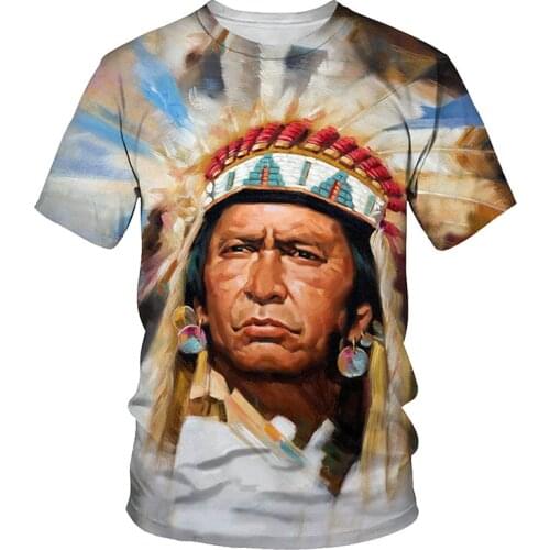 Indian Culture 3D Print Men T-shirt 2021 Summer New O Neck Short Sleeve Tees Tops 3D Style Male Clothes Fashion Casual T-shirts
