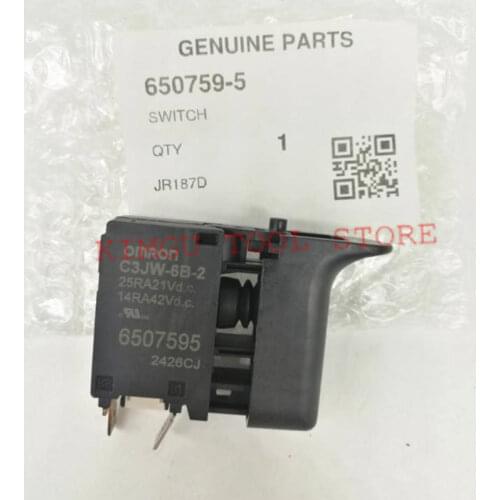 Genuine Switch For Makita 650759-5 650759-5 DJR187 DJR360 DJV140 DJR187D JR187D