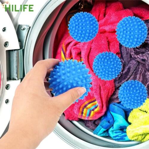 For Washing Machine PVC Dryer Balls Cleaning Drying Fabric Softener Ball Reusable Laundry Balls Magic Washing Tool