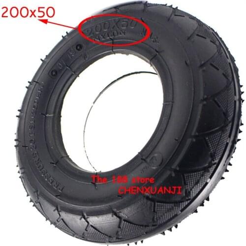 Electric Scooter Tyre 200x50 (8x2) 8" Scooter Electric E100 E125 E200 Scooter solid/foam filled tire 2 color selectable