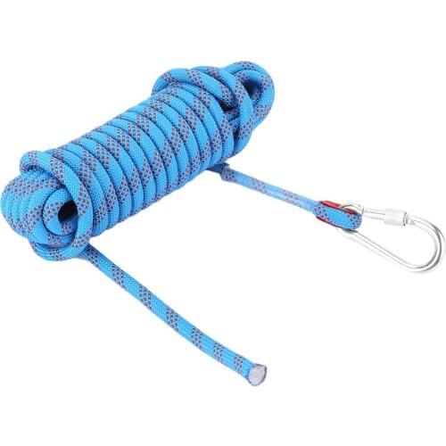 Heavy Duty Rope 12mm Panchute Corad Lanyard With Carabiner Climbing Ropes For Emergency Free Shipping