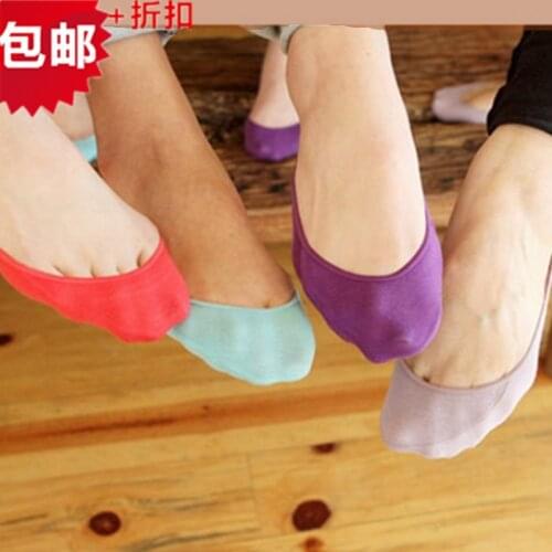Warm comfortable cotton bamboo fiber girl womens socks ankle low female invisible color girl boy hosiery 1pair=2pcs WS43