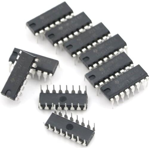 10pcs CD4511 CD4511BE 4511 CMOS BCD to 7 segment Latch Decoder IC NEW