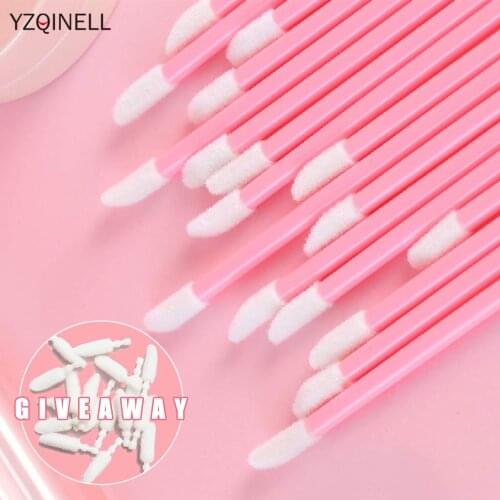 100/300PCS Disposable Lip Brush Makeup Brushes Lipstick Gloss Wands Applicator Makeups Lip Brushes Cosmetic Beauty Tool