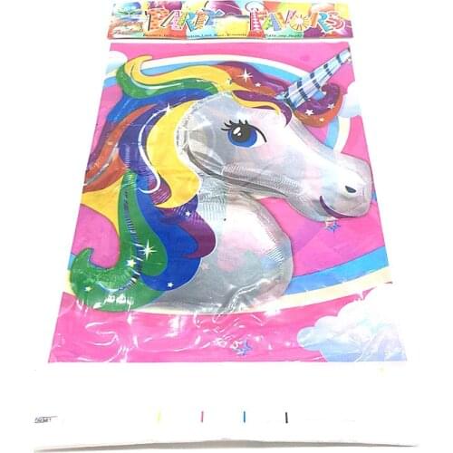 108*180cm Unicorn Party Tablecloth Plastic Kids Favors Baby Shower Birthday Party Decor Table Cover Unicorn Theme Party Supplies
