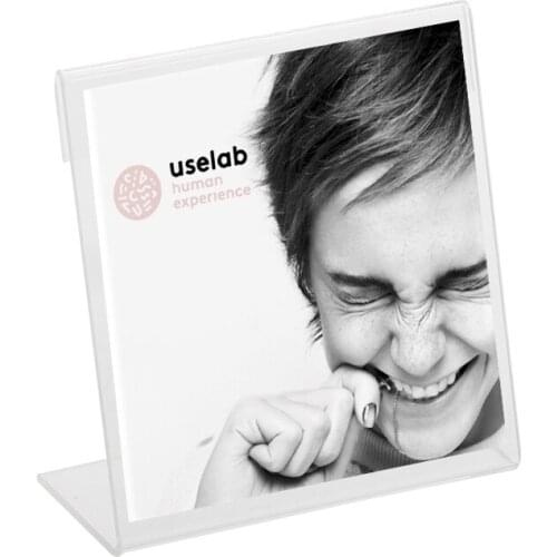 12x12cm 10x10cm Table Top Acrylic Director Transparent Photo Picture Frame Square