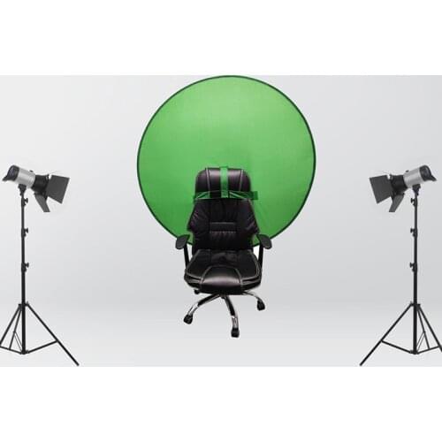 75/110/142cm portable collapsible green screen backdrop Photography Background chair strap background For Photography Studio