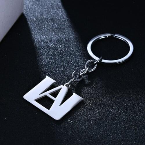Anime Boku No Hero Academia A Keychain My Hero Academia Stainless Steel Keyring Fans Gift