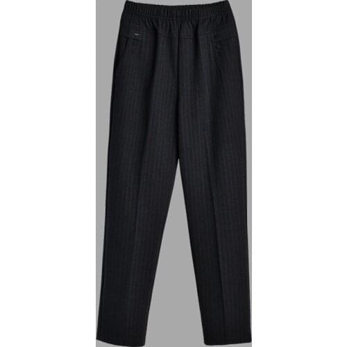 2021 Autumn Winter Women Warm Stretch High Elastic Waist Pant Female Casual Pants Plus SizeThick Trouser Ladies Pencil Pant K513