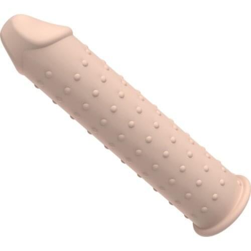 EXVOID Soft Penis Sleeve Delay Ejaculation Reusable Sex Toys For Men Erection Penig Ring Silicone Condom Dildo Enlargement