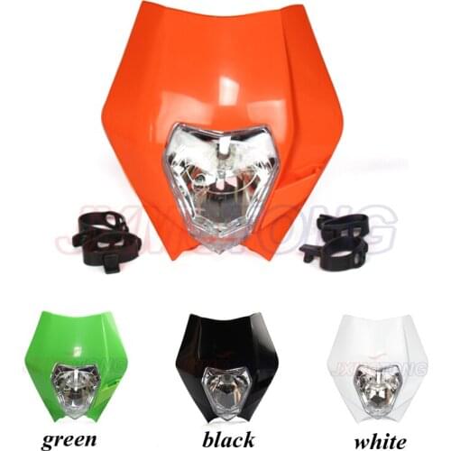 Headlights headlights for off-road motorcycle ktm zhenglin BSE KAYO crf ttr buyang grimace headlights big lamp cover