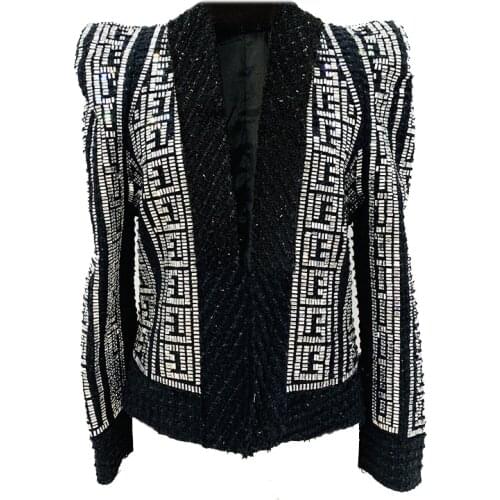 Женские твидовые пиджаки HAGEOFLY China At AliExpress