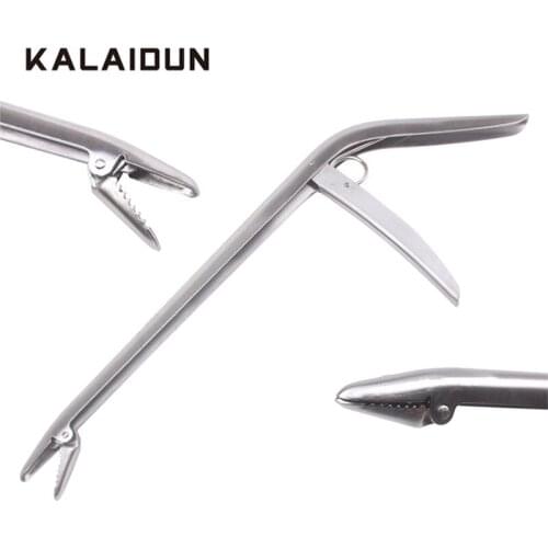 KALAIDUN Stainless Steel Pliers Fish Grip Lip Trigger Lock Gripper Clip Clamp Grabber Fish Plier Grab Fishing Tackle Hand Tool
