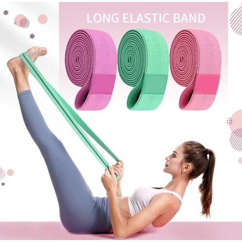 Long Fabric resistance bands set fitness Pull Up Assist Booty Hip workout exercise loop Elastic bands