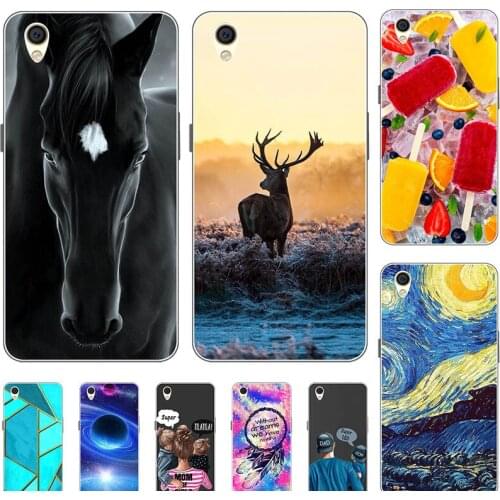 Fashion Bumper Cute Case For OPPO A37 A37M A37F NEO 9S 5.0" Case Soft Silicone Cat Horse Flower Cover Back Shell