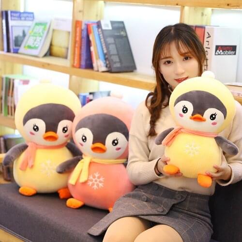 35-65cm Soft fat Penguin Plush Toys Staffed Cartoon Animal Doll Fashion Toy for Kids Baby Lovely Girls Christmas Birthday Gift