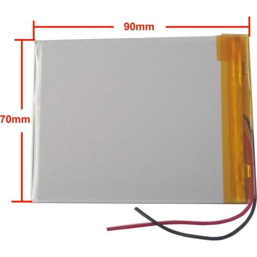 New 3500mah Li-Ion Tablet Pc Battery For 7,8,9 Inch Tablet PC ICOO 3.7V Polymer Lithiumion With High Quality