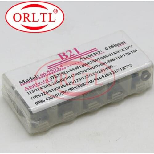 ORLTL 100 Pcs B21 Common Rail Injector Valve Washer Shims Washer B21 Diesel Adjustment Gaskets Size 1.20mm-1.77mm