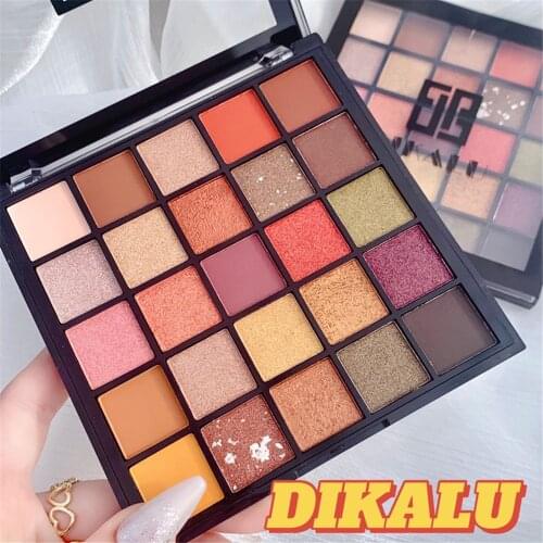 Matte Eyeshadow Palette 25 Colors Glitter Eye Shadow Long Lasting Waterproof Make Up Pallet Shimmer Fashion Women Beauty Makeup