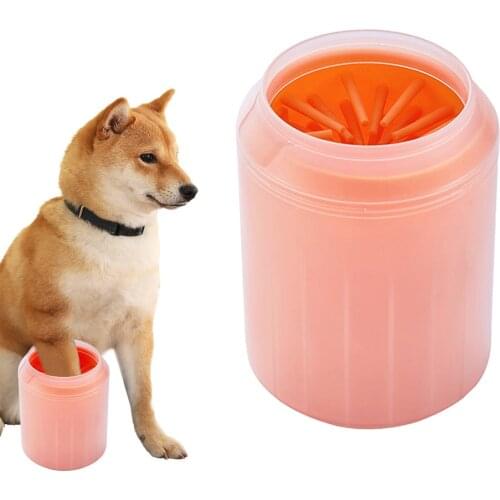 Pet paw cleaning cup puppy kitten dirty paw cleaning brush soft silicone pet foot washing tool