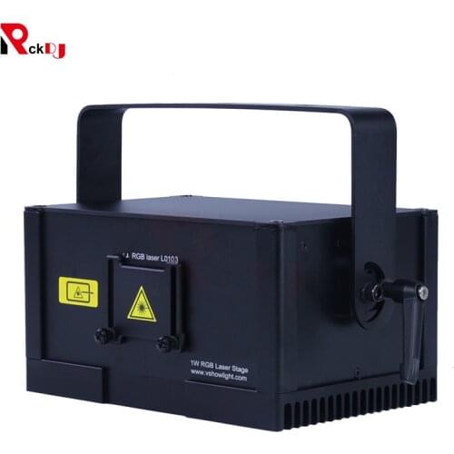 1W RGB Laser Light Animation Satge Lighting Programmable Projector DJ Disco Party Stage Laser Light