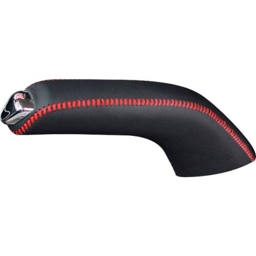 Genuine Leather Handbrake Grips For Chevrolet Aveo Captiva Natural leather cover on the handbrake car accessories interior