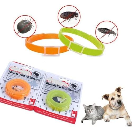 Dog Cat Pet Adjustable Silicon Collar Health Anti Lice Pest Mosquitoes Collars Pets Kill Lice Parasite Deworming Supplies