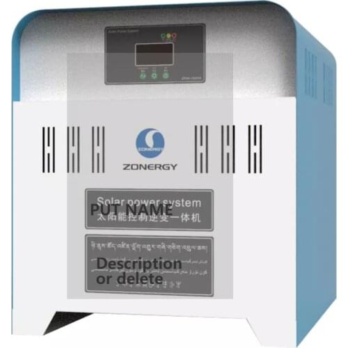 ZONERGY Solar Inverter With Built In Charge Controller Offgrid Power