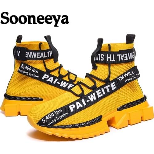 Sooneeya Men's High Top Sneakers