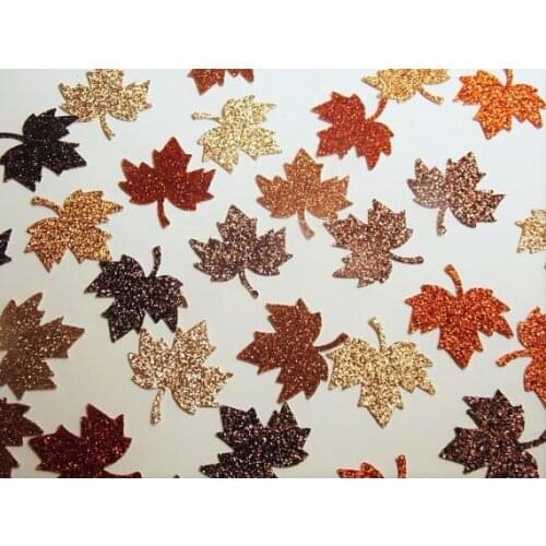 Fall Table Decorations, Fall Wedding Decor, Reception, Bridal Shower Brown Orange Yellowcft Table decor scrapbook Confettis