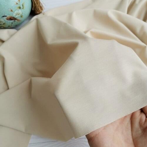 High quality beige Xingtian silk Roman ice silk stretch nylon cotton knitted fabric skirt pants T-shirt apparel fabric
