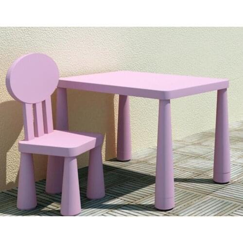 77*55*(48-53)cm Heighten Kindergarten desk Children studying desk with Round back-rest chair
