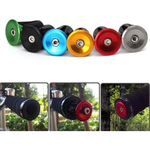 1 Pair Bicycle Handle Bar Cap End Plugs Bike Handlebar Grips Bicycle Accessories