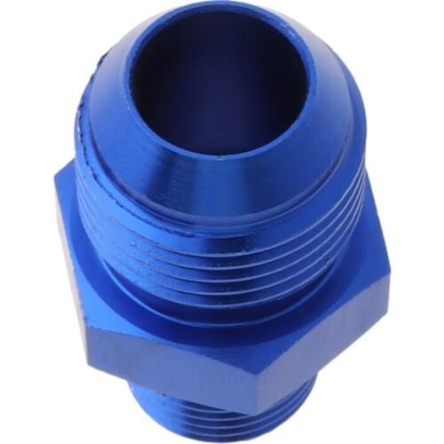 1PC Male AN8 To 3/8'' NPT Thread Aluminum Straight Adapter Pipe Fuel Oil Fitting