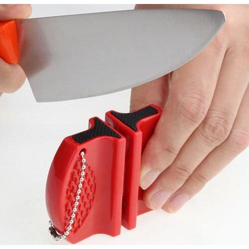 1PC Mini Ceramic Rod Knife Sharpener Two-stage Tungsten Portable Butterfly Type Whetstone Sharpener Sharpening Knives Stone