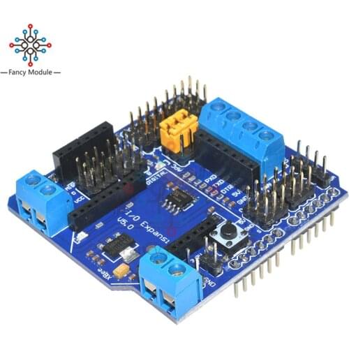 1Pcs Standard I/O Expansion Shield V5 Xbee Sensor Shield RS485 V5 for Arduino Funduino