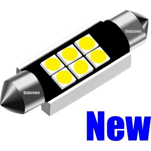 1pcs High Quality 31mm 36mm 39mm 41mm C5W C10W 3030 LED CANBUS Car Festoon Light Auto Interior Dome Lamp Reading Bulb Warm White