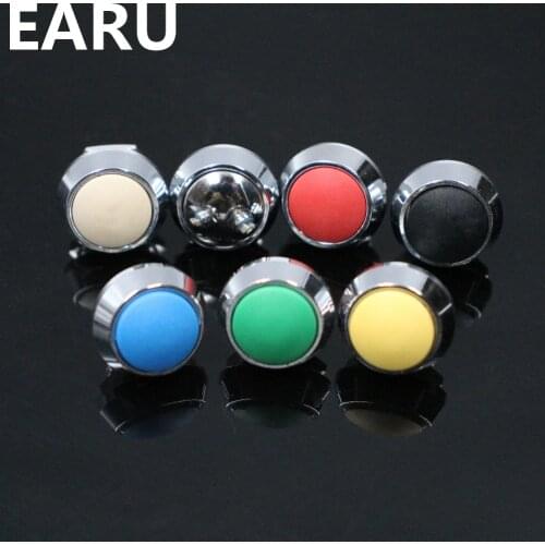 12mm Waterproof Metal Self Reset Momentary Horn Door Bell Power Push Button Siwtch Screw Feet Terminal Car Auto Engine Start PC