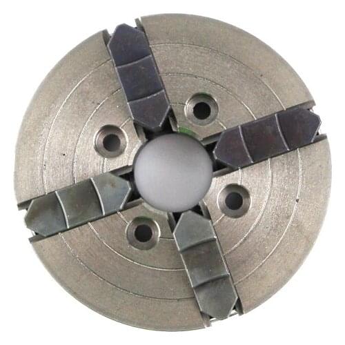 PROXXON four-jaw single-action chuck for clamping right-angle or irregular workpieces, clamping range: 80mm