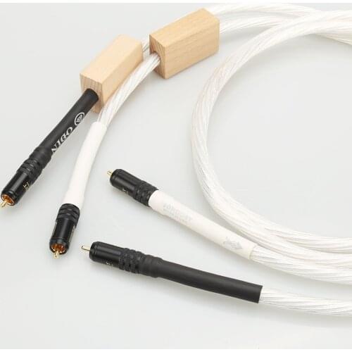 Audiocrast Nordost Odin Supreme Reference Interconnect RCA Audio cable with WBT0144 RCA plug