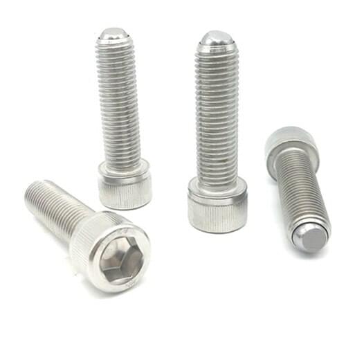 1pcs M16 Positioning wave beads Hexagon knurled bolts Angle seat type Tightening Allen bolt No spring rolling stainless steel