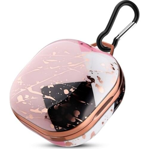 Electroplated Earphone Case for Samsung Galaxy Buds Live Wireless Bluetooth Earphone Case Box