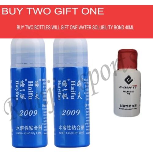 Haifu Haiyifan 100ml inorganic water solubility bond glue adhesive for assemble table tennis rubber and blade to racket