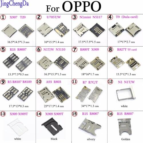 JCD For LG KV510 KF600 SIM TF Card Socket Holder Tray Slot Connector for OPPO R5 R8107 R8109 R7 R7C/T SIM Card Reader