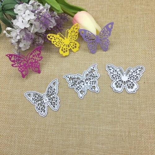 Julyarts 3PCS Buttlefly 2019 New Metal Cutting Frame Dies Scrapbooking Alinacrafts Stansen En Cutting Dies Voor Kaarten