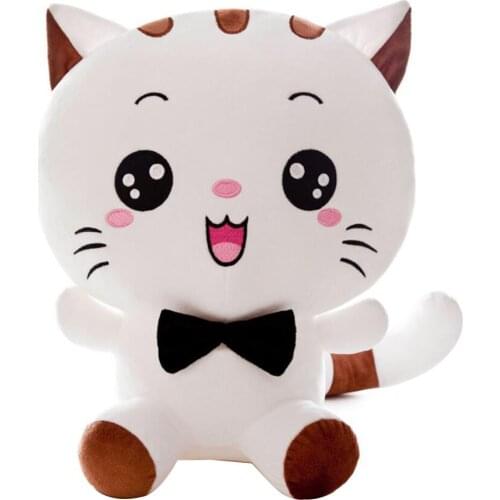 HOT 22CM Cute Big Face Cat Kids Girls Toys Plush Doll Soft Pp Cotton Pillow Children Room Car Decor Xmas Birthday Gift