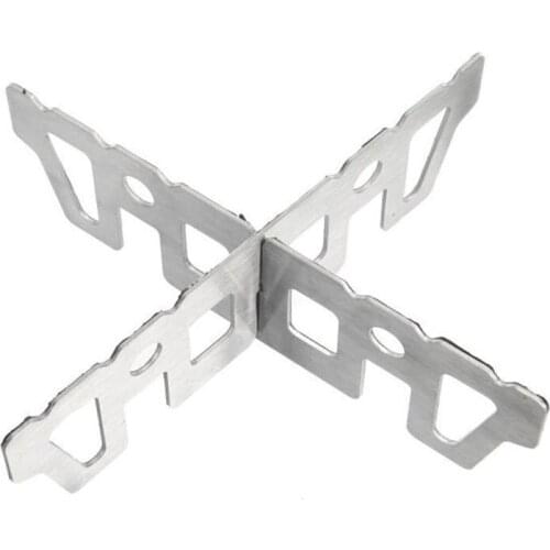 Picnic Stove Small Stand Steel Rack Bracket Folding Sport Support Stoves Camping Holder Outdoor Mini Stove C7D3