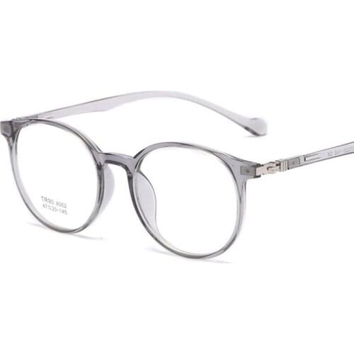 Round Optical Frame Eye Glasses Full-rim TR90 Flexible Rx-able Prescription Eyeglasses Women Men Oculos De Grau