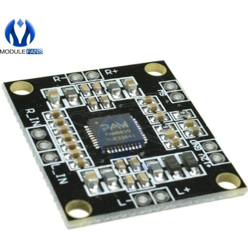 PAM8610 2x15W Power Amplifier Board Digital Two-Channel Dual Channel Stereo Class Power Amplifier Board Miniature Module 7V-15V